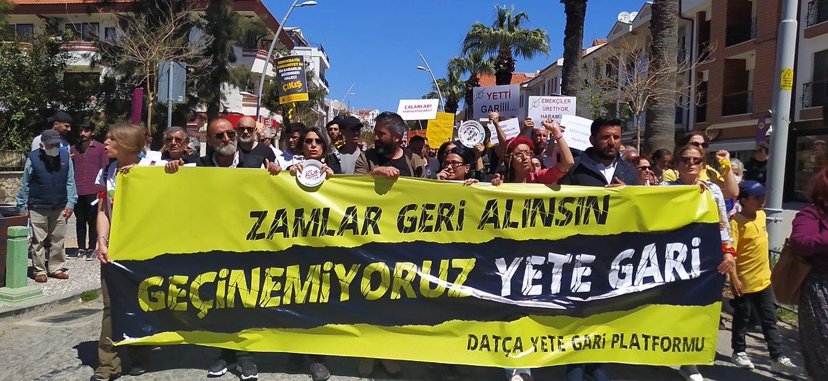 yete_gari's tweet photo. Datça'da hep bir ağızdan #YeteGari Geçinemiyoruz dedik. https://t.co/S9xkcBb2Rl