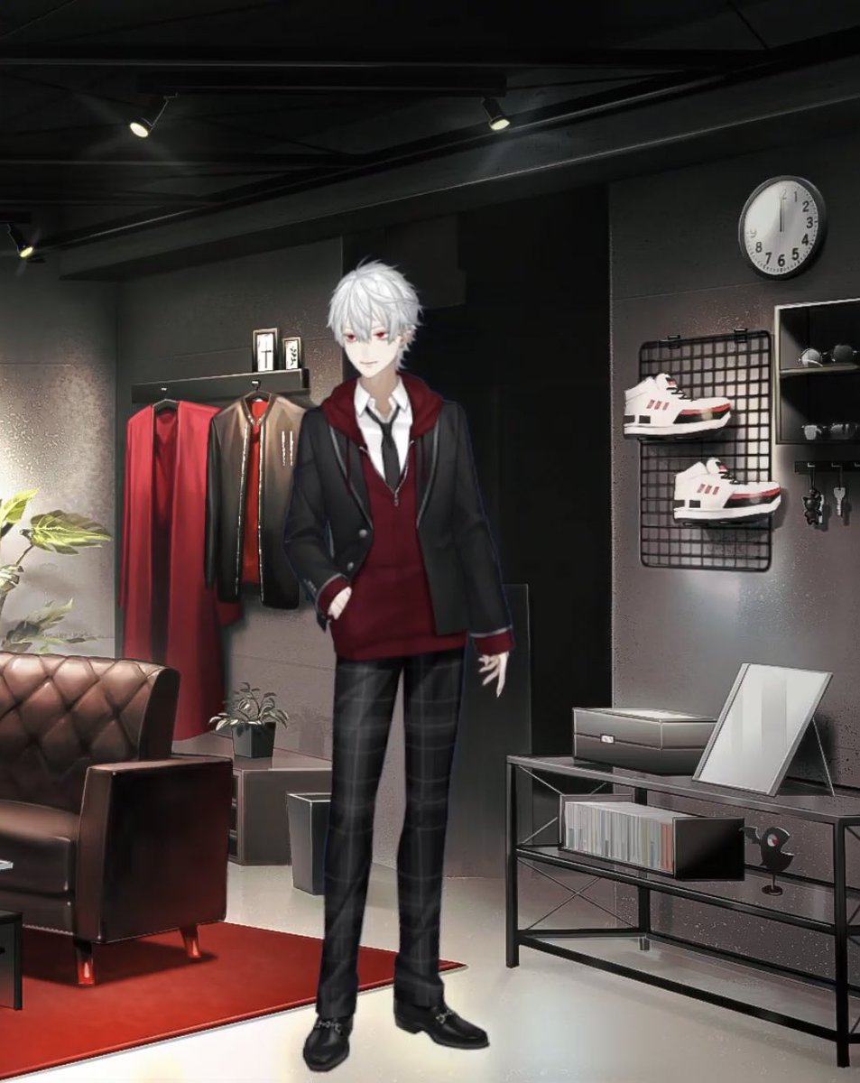 葛葉の新衣装が制服って聞いて悲鳴あげたのに、黒髪で突然出てきて