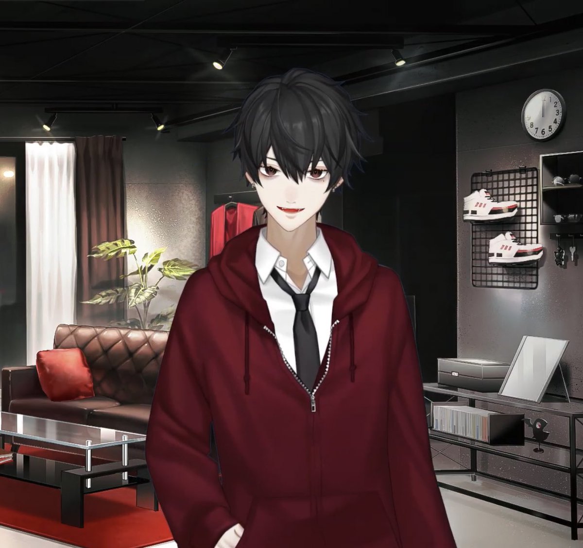 【即購入⭕️】葛葉 制服 衣装 葛葉の新衣装が制服って聞いて悲鳴あげたのに、黒髪で突然出てきて