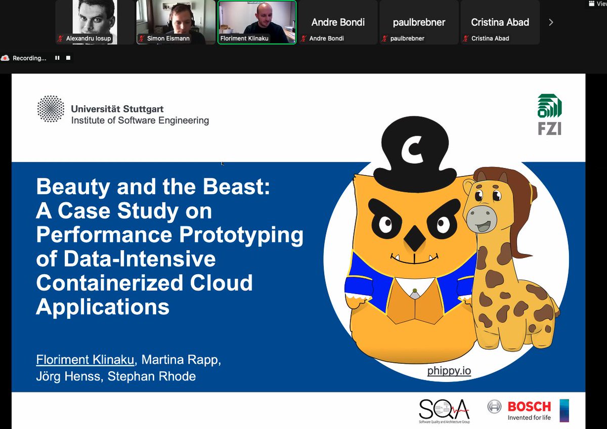AIosup's tweet photo. On the beauty and the beast - a use case on performance prototyping of data-intensive, containerized, cloud-based applications by @klinakuf. At #HotCloudPerf @ICPEconf. https://t.co/uQH7HG8w2G