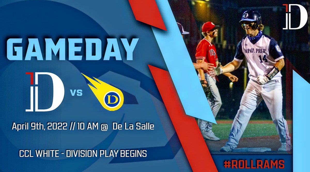 DePaulPrepBSBL's tweet photo. CCL - White Division Action Begins. ⛰Goal #1⛰ ➡️ Division Champs.
#RollRams https://t.co/jh30J8agAK