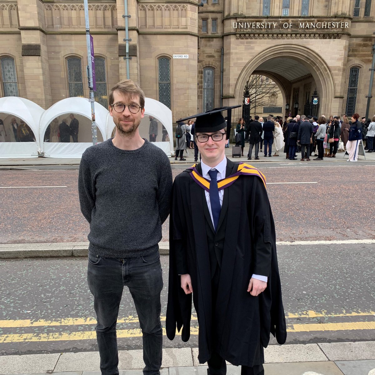RyanDempsey23's tweet photo. I graduated as a Master of Chemistry this week after four years @UoMChemistry! Thanks to my friends, family, and mentors for all your support🧑‍🎓🎉 https://t.co/1LGs7aXqqT