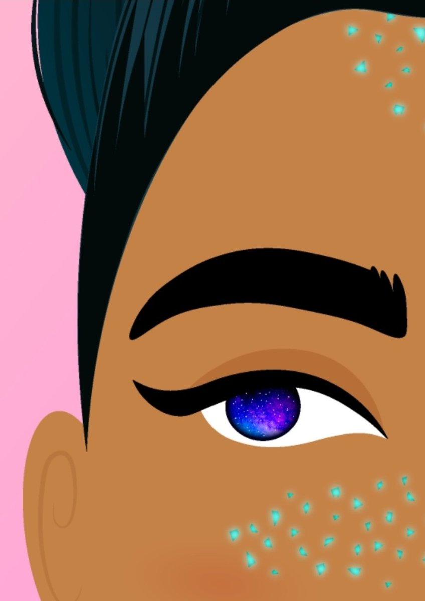 You can get lost in my WoWG's galaxy eyes 💜🌌👀 <a href="/worldofwomennft/">world of women</a>