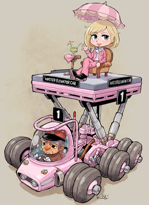 お嬢様、ペネロープ号が車検切れでして、倉庫から別のお車をくすねてまいりました。 