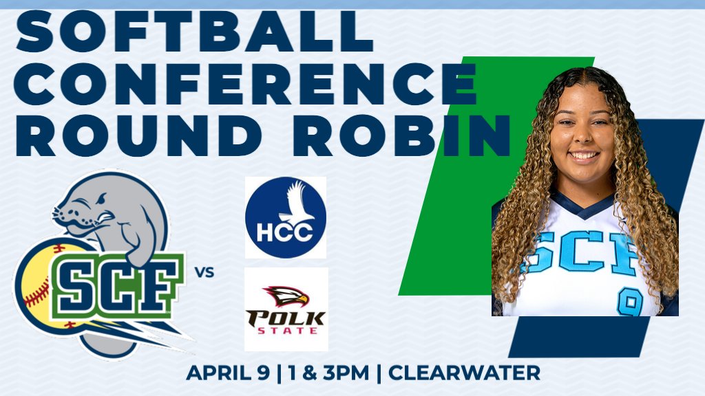 SCF Softball (@scfsoftball) on Twitter photo Softball heads to Clearwater for the Suncoast Conference Tournament.  The Manatees will take on HCC and Polk. Softball heads to Clearwater for the Suncoast Conference Tournament.  The Manatees will take on HCC and Polk.