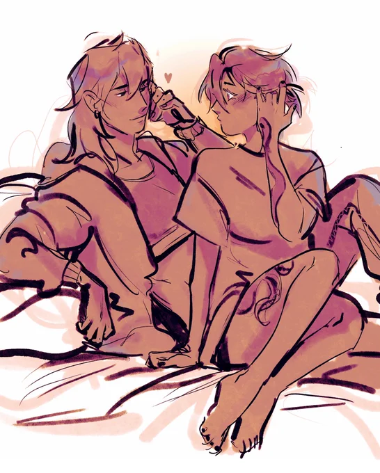 Immortal girlfriends share tshirts 😳 