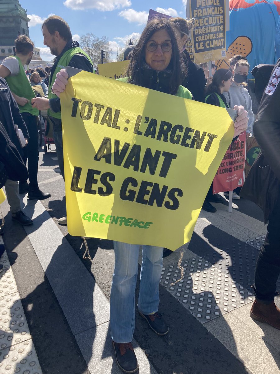 Isabelle se mobilise pour la première fois « face à l’urgence climatique » et à la veille d’un scrutin qui l’inquiète. #MarchePourLeFutur #marchepourleclimat