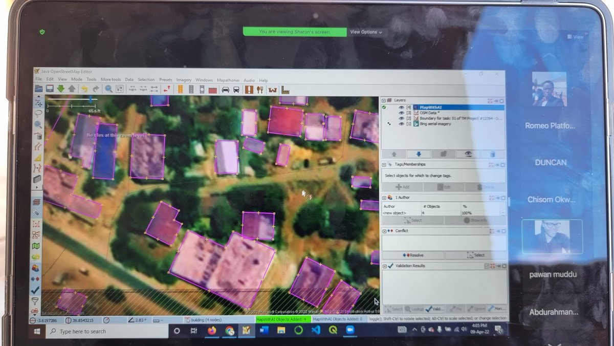 RonaldLomo's tweet photo. #MapewithAI is more of a validation led plugin, but yet as a mapper mapping out buildings which the Alogarithm didn't get is important.
Important key points from the #MapKenya Mapathon. https://t.co/nCAZRziSwa