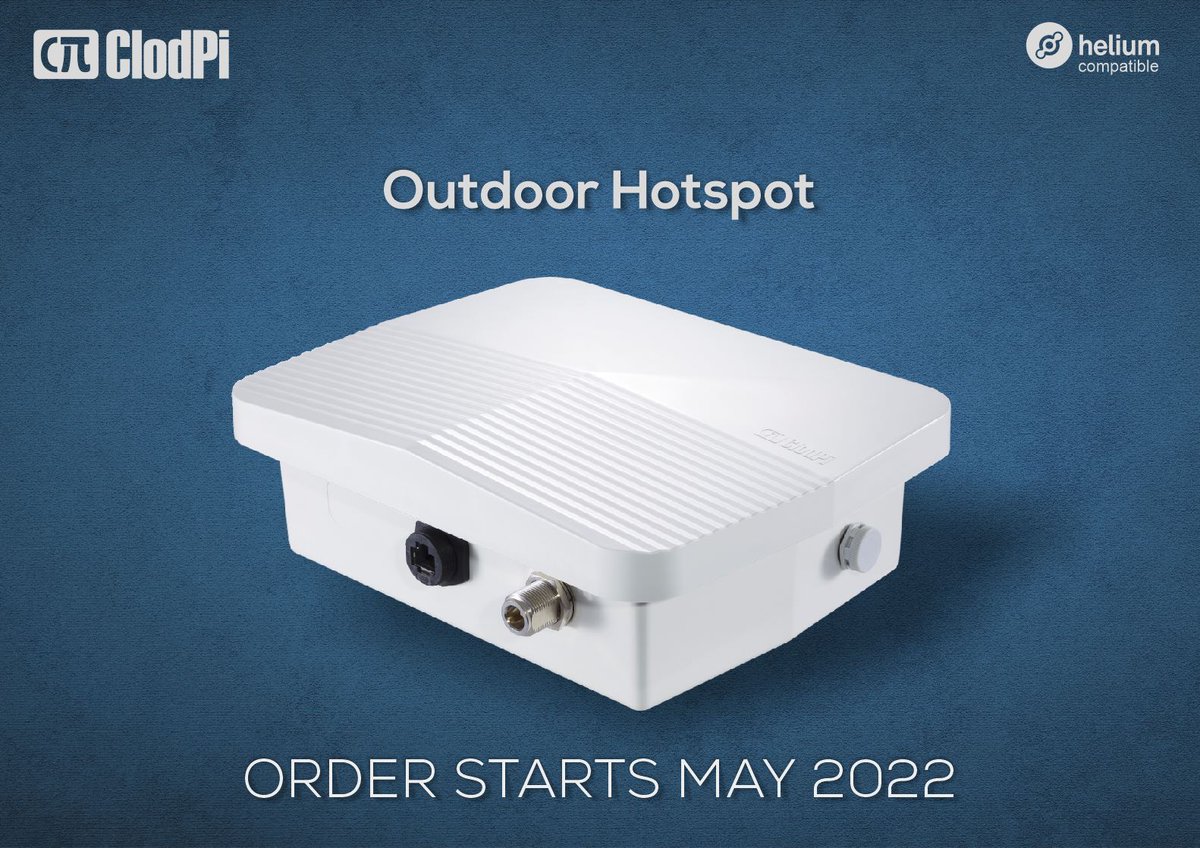 ClodPi's #OutdoorHotspot
Increase your #Helium experience
#Helium #LongFi #IndiaWantsHelium
#ThePeoplesNetwork #ClodPi