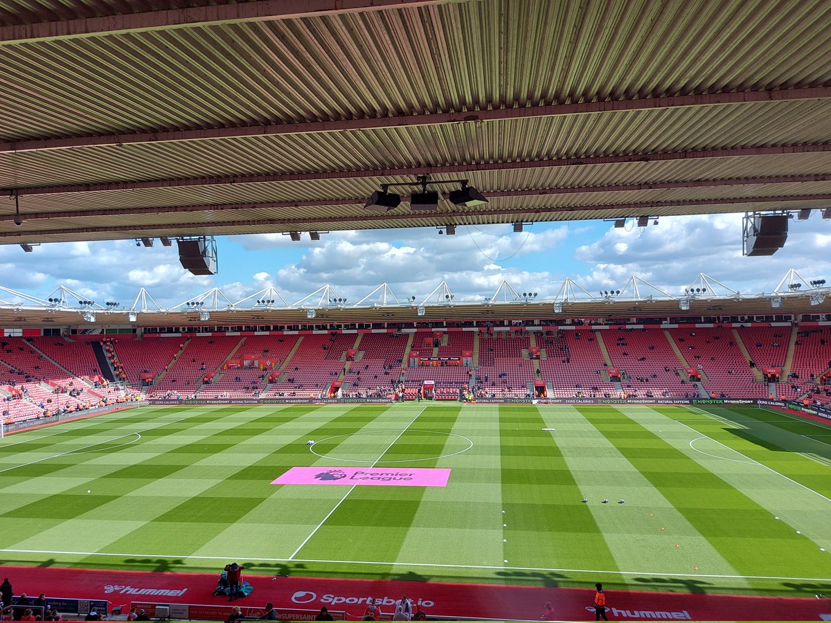 Saints_AD's tweet photo. 50 minutes until kick off and 10 minutes until we go live! https://t.co/RT5r8LA07O