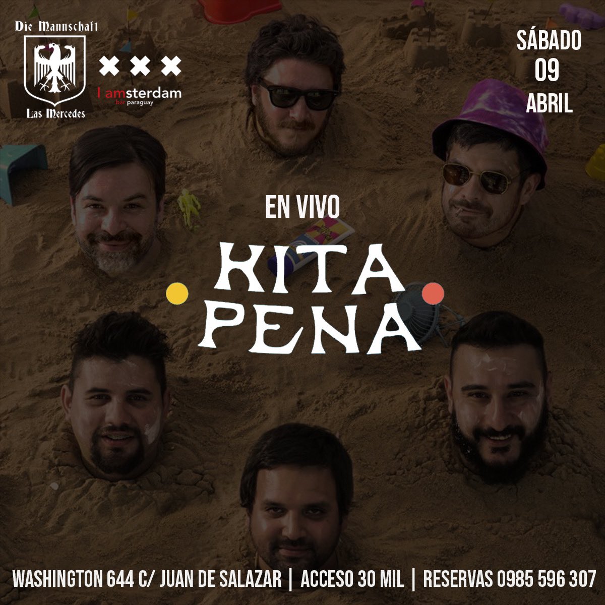 HOOOOY SABADO 09/04 en @diemannschaft_lasmercedes  <a href="/Kitapenita/">Kita Pena</a> 🤘🏻🇵🇾💥.
📲0985596307.
ABRIMOS 18hs.
📍Washington 644 c/ Juan de Salazar, Barrio Las Mercedes.
Prost!🍻🇩🇪🇵🇾