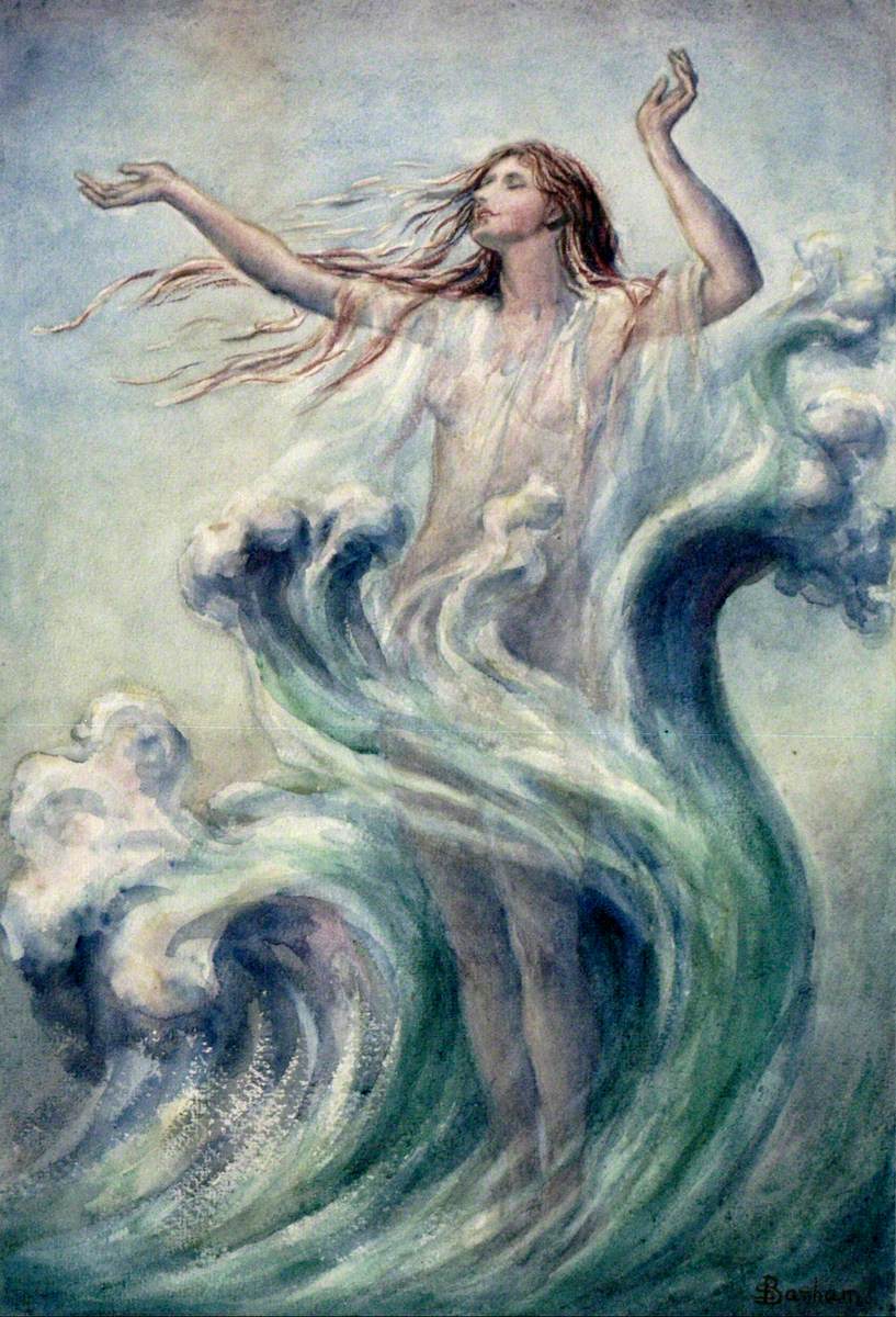 Toosa Sea Nymphs Greek Mythology Waters Nymphs Stock Photos Free
