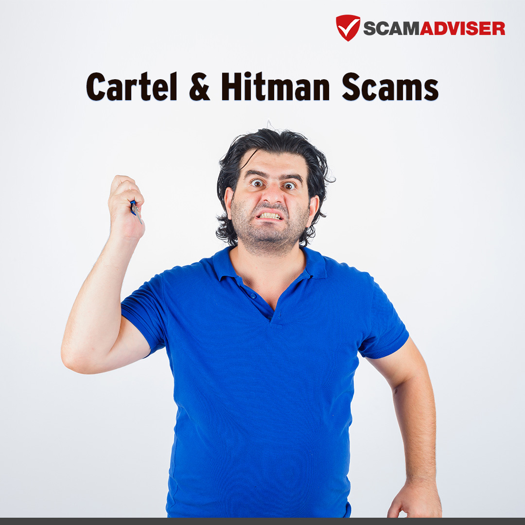 scamadviser's tweet photo. Cartel scams are intended to scare you to send money to scammers. DO NOT respond to threatening texts. It's likely to be a cartel scam: https://t.co/9escBI3Lt2
#ScamAdviserTips #CartelScam #HitmanScam #ExtortionScam https://t.co/N3O4ltOUhu