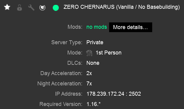 Don't let Chernarus feel all alone😉

Vanilla // No Basebuilding...as simple as that