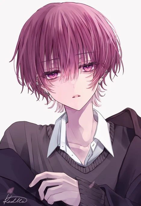 春ピンクカラー男子 