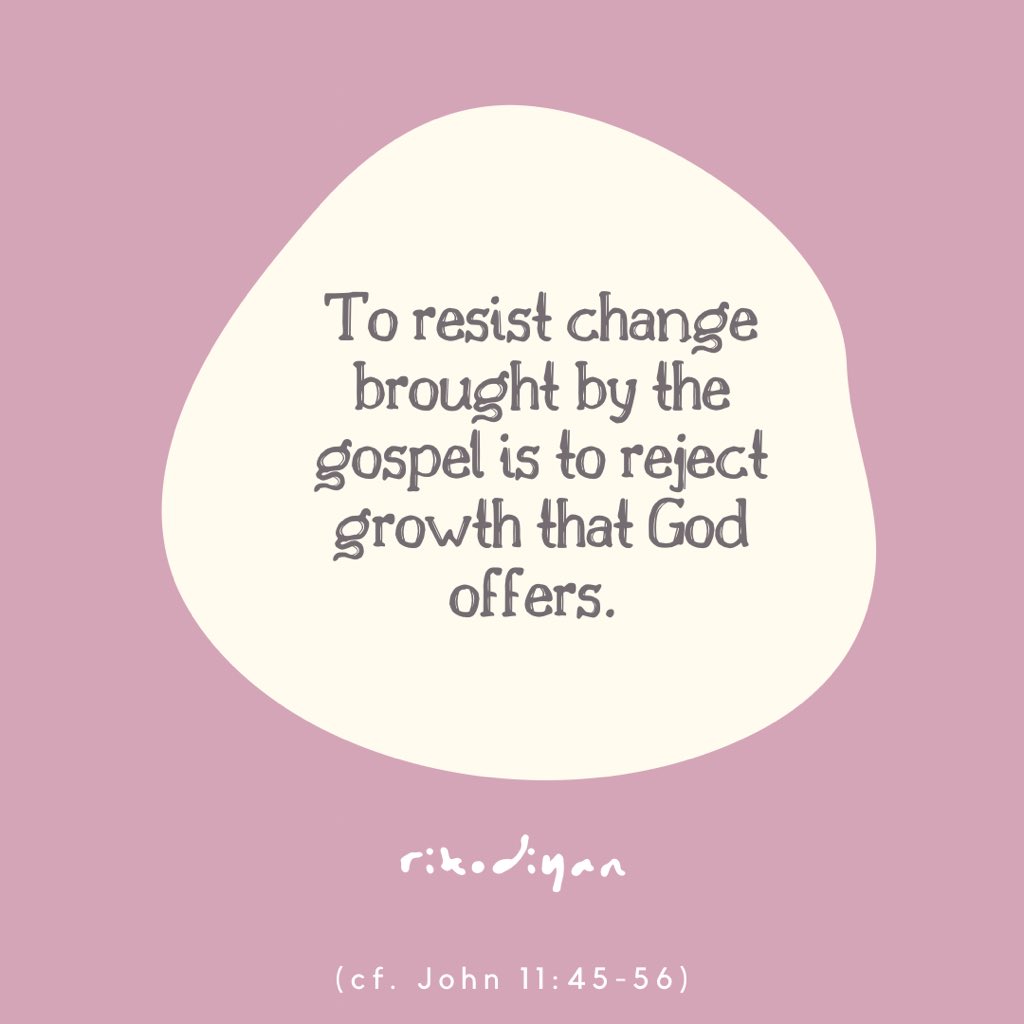 rikodiyan's tweet photo. Saturday of the 5th Week of Lent

Many of the Jews who had come to Mary and seen what Jesus had done began to believe in him. But some of them went to the Pharisees and told them what Jesus had done. — John 11:45-46

#RandomlyRikorded 
#DailyGospelThoughts https://t.co/EeuxxnGP0G