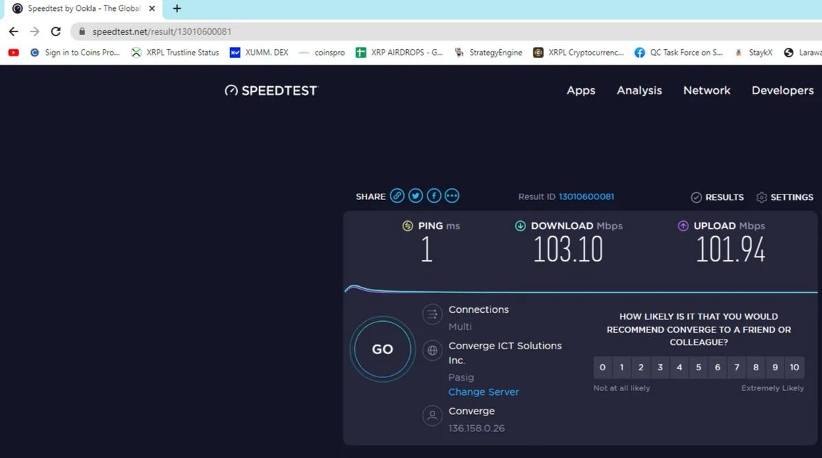 armida_2013's tweet photo. Fast internet connection for cheap price

Value for your Money

#ShowOffYourSpeed
#ExperienceBetter
#ConvergeSpeedtestChallenge
@Converge_CSU

@ExperienceCNVRFiberX1500 https://t.co/Q7UEK2HWdt