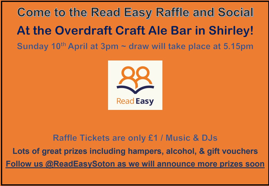 @books_incommon @Echo_Maya @cecilialurks @HIWCF @CLEARSoton @RaLau85xox @sallyjournalist @stocco_leticia @LauraTruscott3 @SouthamptonCC @pauldwoodman @58chris85 Hello to our lovely followers please RT about our raffle tomorrow if you can! #Literacy #Southampton 😀🙏Thank you!