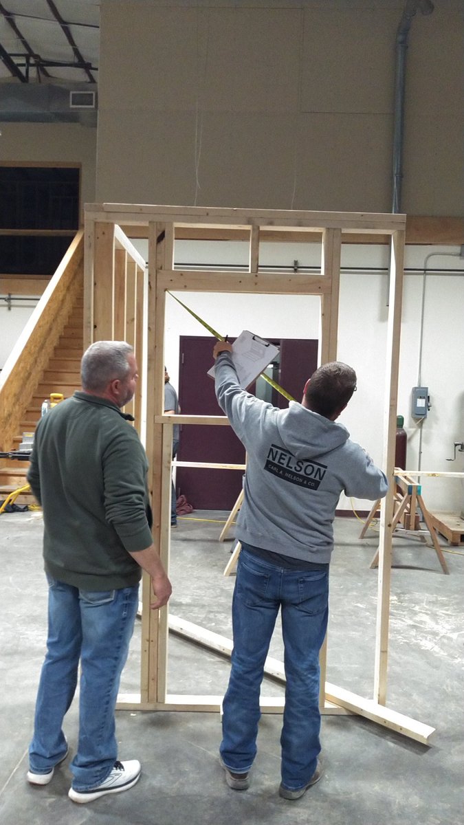 nfritz128's tweet photo. Congratulations to these 4 for taking home 1st place in the construction portion of the SCC Skills Trowdown. #mepoclassroom https://t.co/cxtyZV05vq