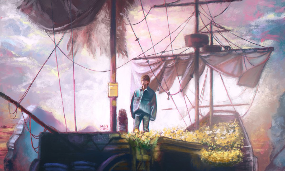 ngangivng's tweet photo. Our beautiful spring summer fall winter 🌼

#BIGBANG #BIGBANGisBACK #BIGBANG_StillLife #Bigbangfanart #arttwt #ArtistOnTwitter https://t.co/EVPt3GgEeL