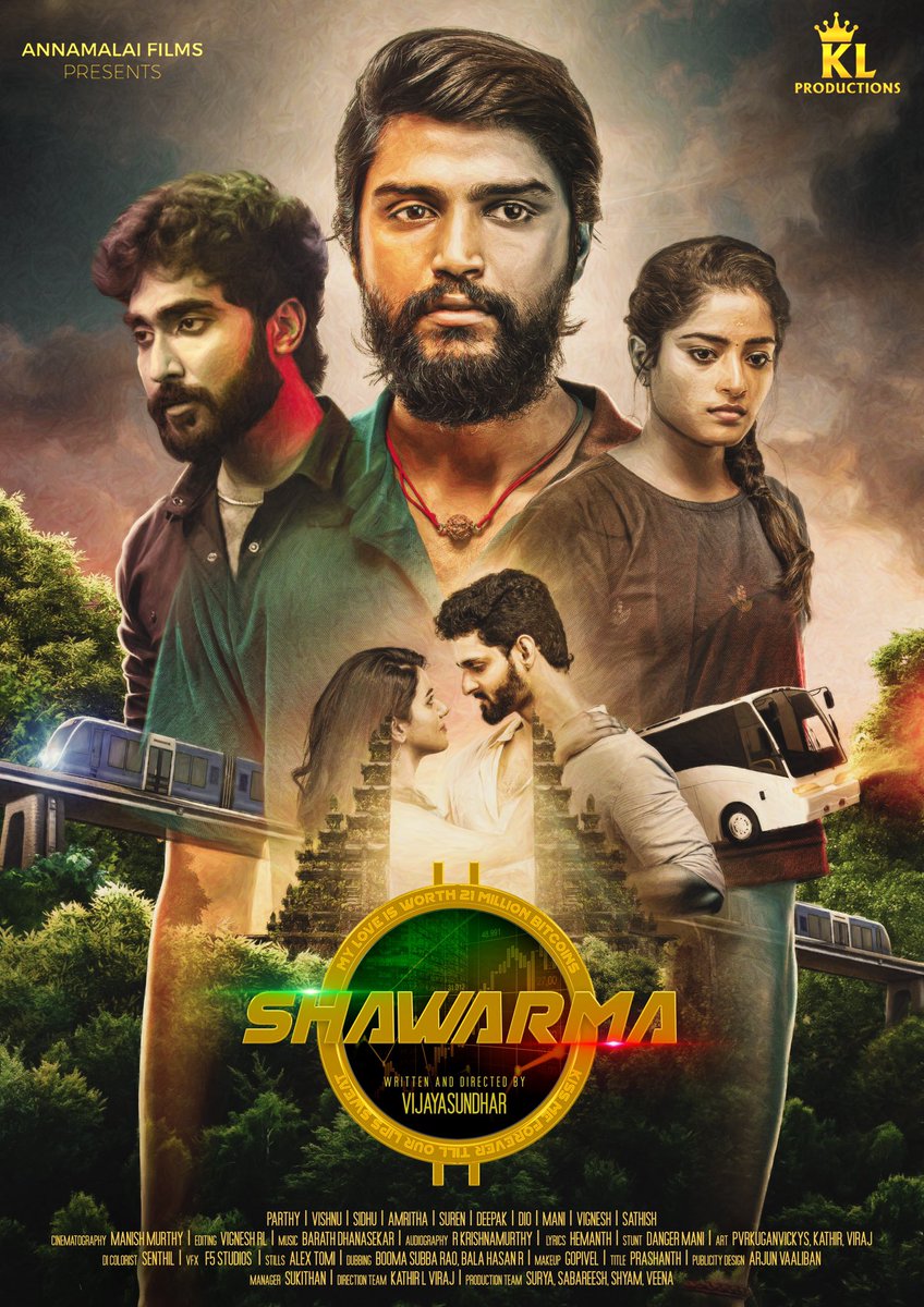Happy to release the first look poster of the film #Shawarma. Congrats team. #Shawarmathemovie

 @vijayasundhar77
@barathdhanasek5
@imanishmurthy @parthykl <a href="/sidhu_kumaresan/">Sidhu Kumaresan</a>
<a href="/editorvicky/">Vignesh RL</a> @surenM13546493
@kathirraavangm @deepak10_r