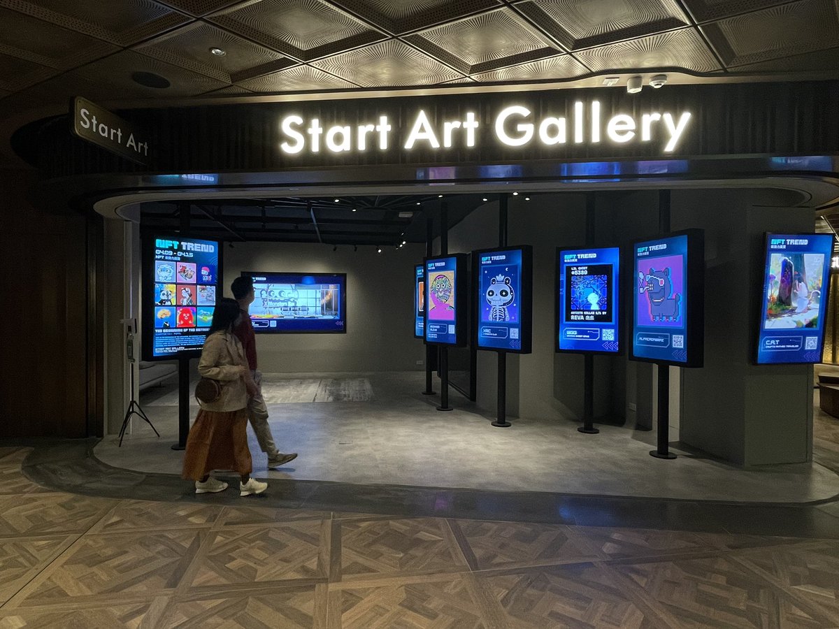 popilart's tweet photo. Excited “NFT TREND” Opening today!👾curated by me,Present 9 of new trend NFT Project. From PFP to Art and Gamified virtual land.
✨Opening: Apr 9-15th on @startarthk on HK K11 Art Museum!Join us❤️
#NFTs #NFTCommunity #OpenSeaNFT #popil https://t.co/9fRfjrdMRR