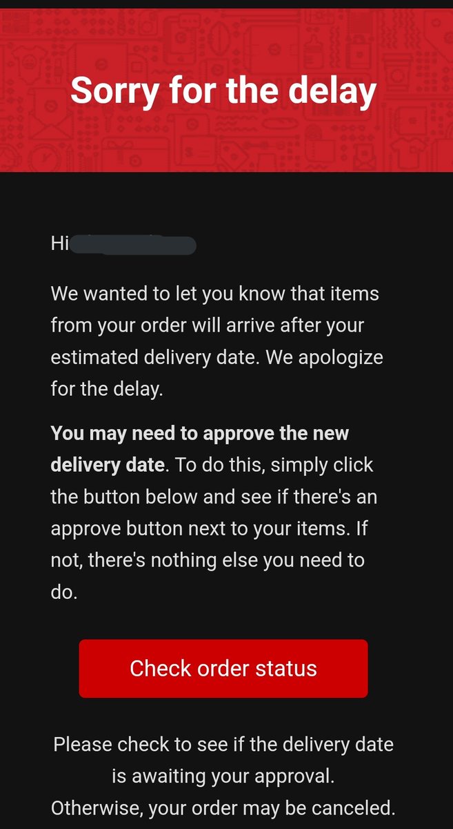 BahobTheWarrior's tweet photo. @preterniadotcom Heads up and check your emails and Target accounts for possible delay approvals. Almost missed this one sent to me on April 1. https://t.co/ipaLvRW9Fi