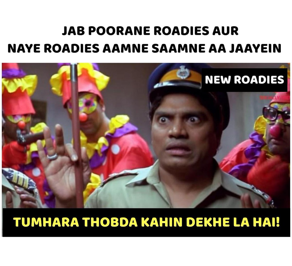 SweetSimranji's tweet photo. Aur Bhi Jyada entertaining Aur Aur Bhi Jyada Achcha hai to jaldi karo aur sab log Dekho
#FunWithRoadies https://t.co/YCRhHE3hzi