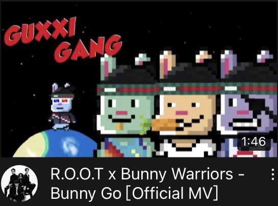 bunnywarriors_'s tweet photo. Bunny Go Bunny Go🎵
Warriors, our first collab with R.O.O.T "Bunny Go" is out today🐰🎶 Thanks to everyone for making it happen. 🔥🔥 MV is now available on YouTube. 🚀🚀WAGMI

勇士們，我們跟R.O.O.T合作的最新單曲正式推出了！🐰🎶 感謝各個單位的參與🔥🔥快去YouTube看我們的MV吧！🚀 https://t.co/J0oAnOkia5