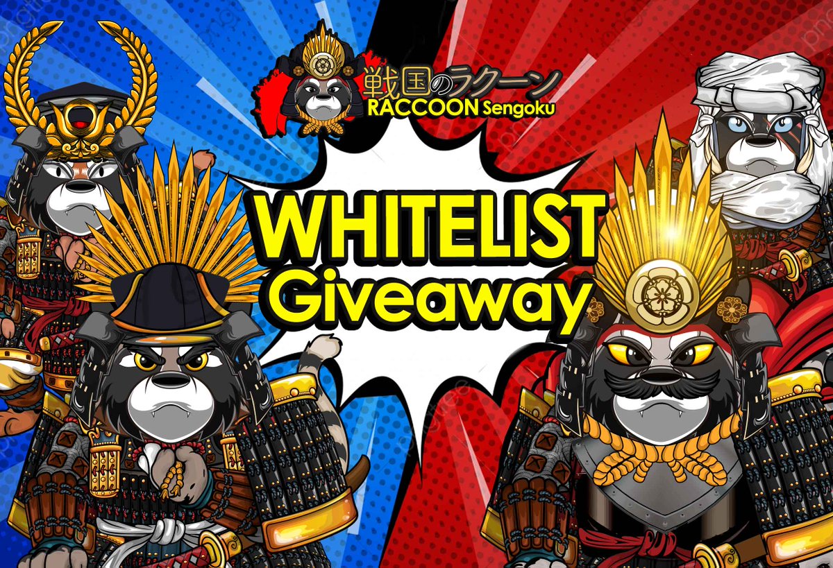 nft_sengoku's tweet photo. ⚡ EGLD #GIVEAWAY ⚡

Please check out the Raccoon of Sengoku NFT 

Prizes:
🏆 5 x  Wlspot 
🏆 2 x NFTs Giveaway 

Must:
1️⃣ Follow @nft_sengoku 
2️⃣ ❤️ + RT 
3️⃣ Tag 3 Friends

⏰ 48 Hrs. 3 Winners!

#NFTGiveaway  #NFTs  #ElrondNFT
#NOTIGANG #EGLD
#NOTISQUAD https://t.co/0C0cFcLs2S
