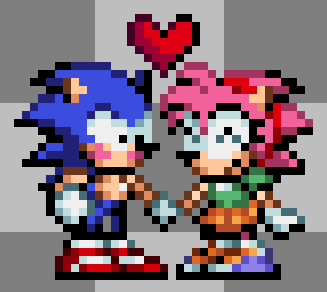 SonAmy - Pixilart