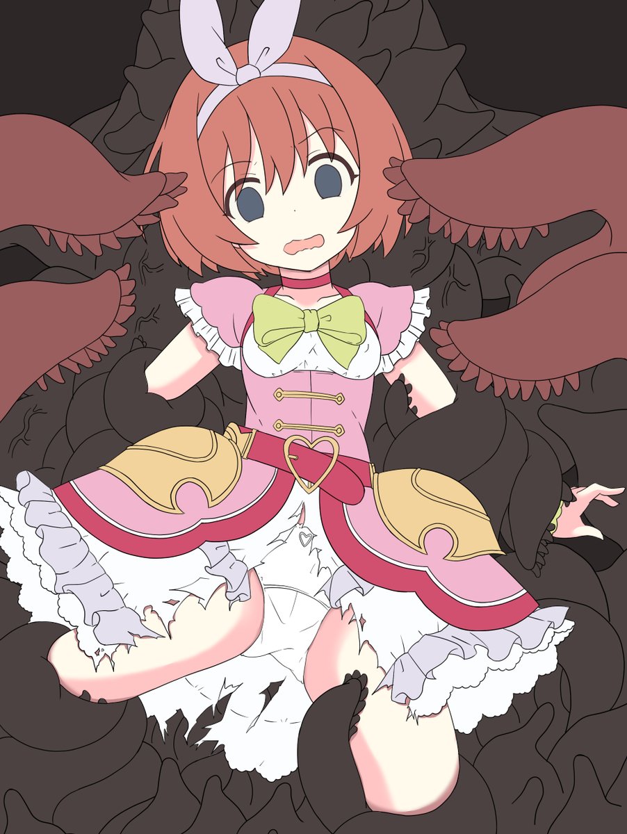 クルミちゃんの絵、色塗ってみたりしてる 