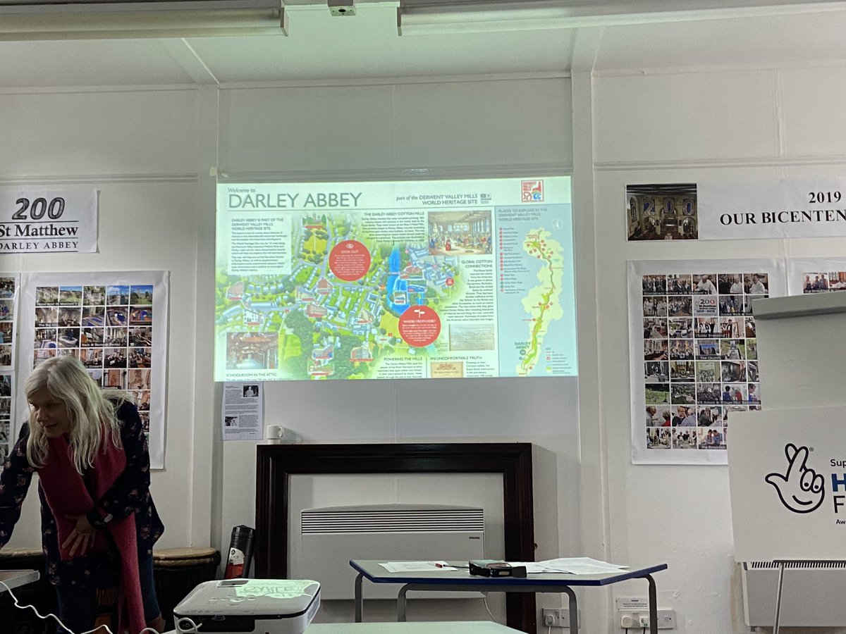 Legacy Makers 2019 to Present presentation with Dr Helen Bates and Lisa Robinson #LegacyMakers <a href="/brightideasnott/">Bright Ideas</a> <a href="/HeritageFundUK/">The National Lottery Heritage Fund</a>