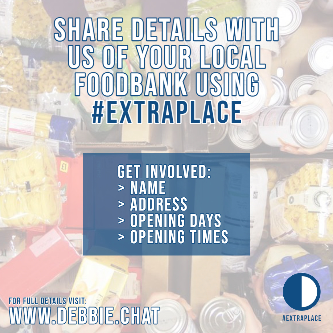 chat2debbie's tweet photo. We are building the first ever comprehensive database of all food support points in the county. Help us by sharing your local Foodbank with us using the #Extraplace hashtag. Tell us where it is & when its open and we'll do the rest.
#foodpoverty #foodbanks #foodaid #tonneoftins https://t.co/SQYIpDIK2V