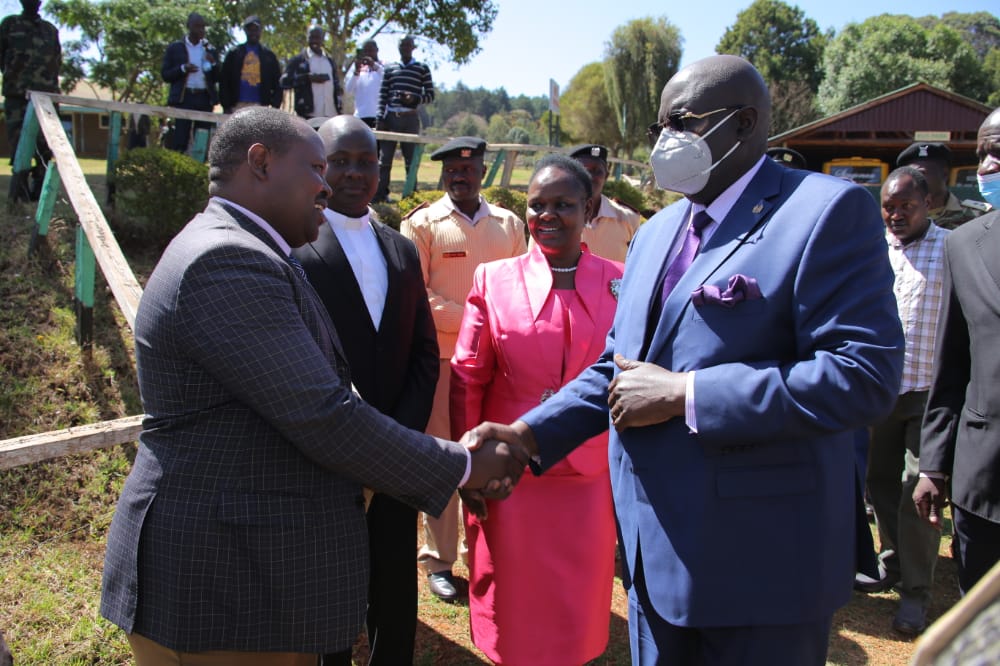 EduMinKenya's tweet photo. EDUCATION Cabinet Secretary Prof. George Magoha has today commissioned CBC junior classroom at Sing'ore Girls High school in Iten, Elgeiyo Marakwet County.
#EducationReforms
#CBCInfrastructure https://t.co/uwPgRgJxhl