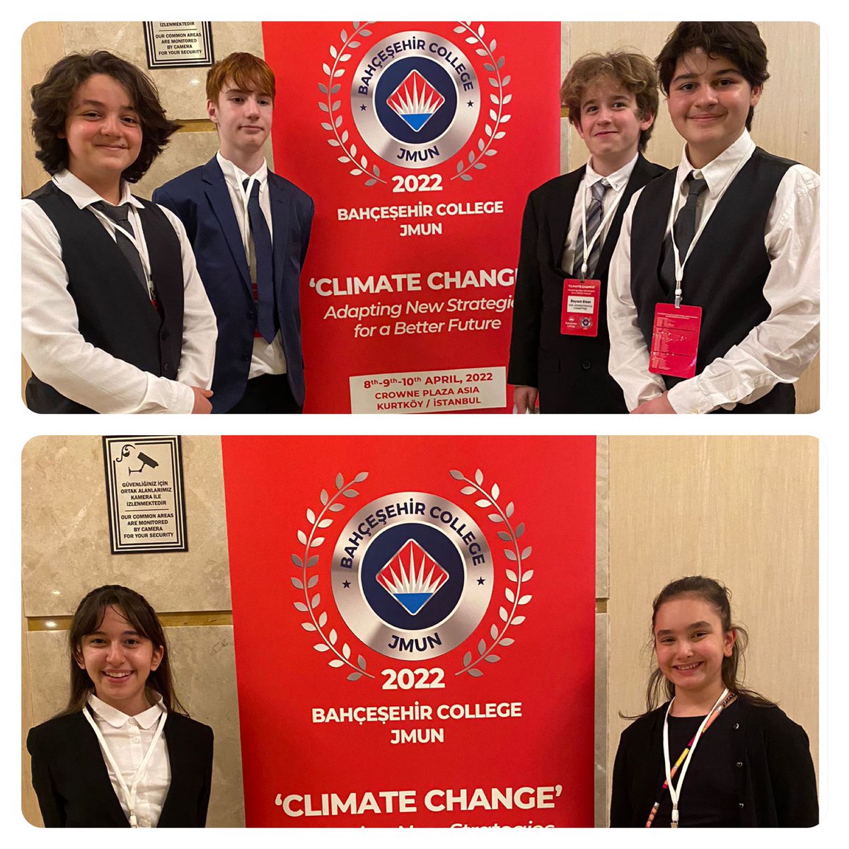 bk_florya's tweet photo. Proud to be here as delegates for BK JMUN’22
@bkmatthewbenton
@vahapIk3 @TalarDonikoglu https://t.co/bwoOYQOubD