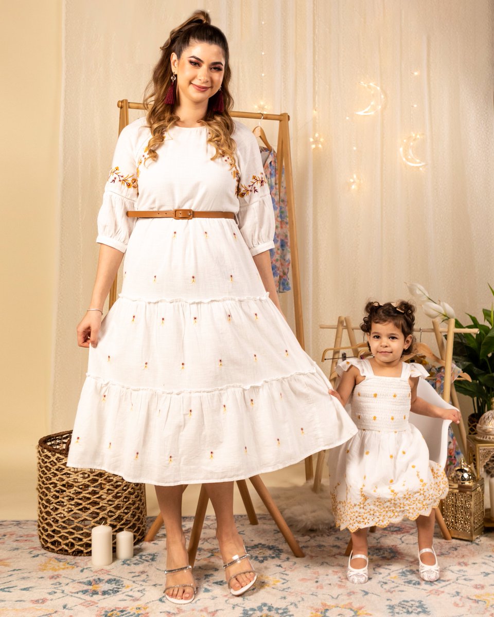maxfashionMENA's tweet photo. A great way to start Ramadan with your little one! @noor.odehh dressed in our latest Ramadan collection! Double tap if you love the matching styles🥰

#MaxRamadan #Ramadan #MaxFashion #Matching #Matchingoutfits #Kidscollection #RamadanNights https://t.co/NgG9bcaO9Y