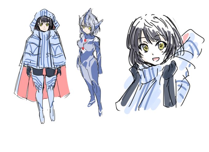 ダークネスヒールズーリリー 初期スケッチ
リリはあんまり変わってない・・・ 