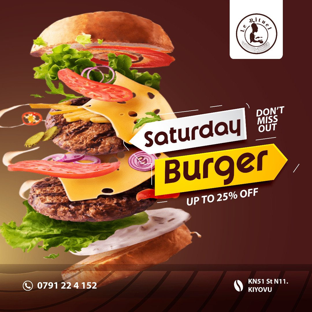 lerituelcafe's tweet photo. Weekend plot : come and enjoy our saturday burger promo with your family and friends..
#lerituelcafe #burgers #weekend #cafe https://t.co/IMk3XYGGaa
