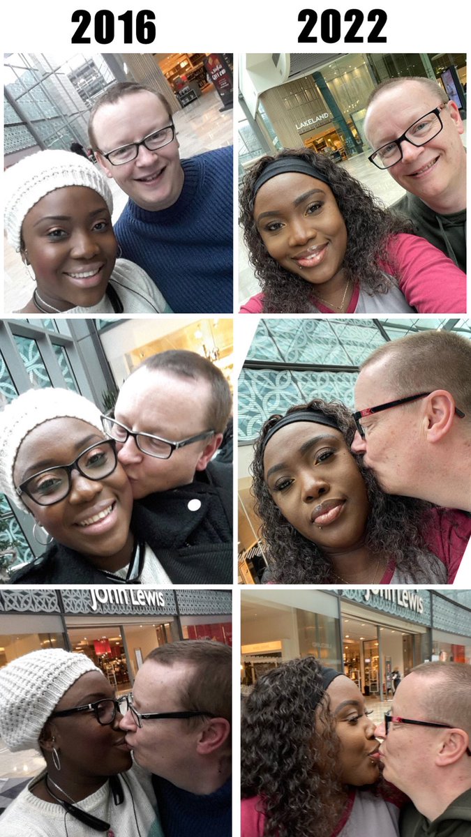 How it started v how it’s going - we revisited the place of our first date and first kiss 6 years ago #loveknowsnocolour #relationships #love #marriage #mixedmarriage #interracialromance