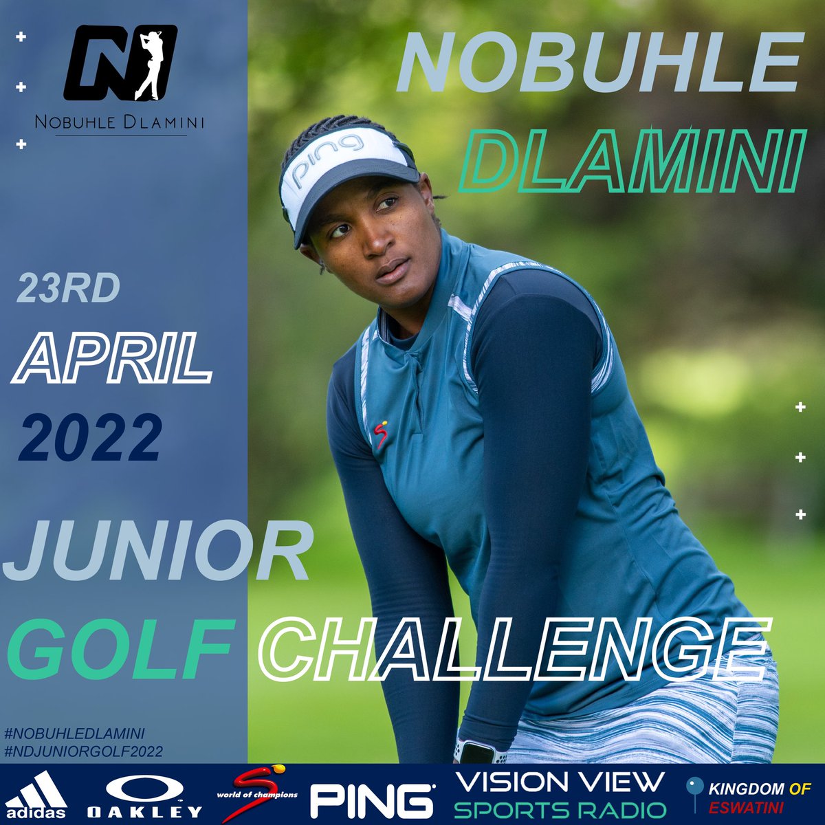 Nobuhle_62's tweet photo. It brings me so much joy to announce the first of many: Nobuhle Dlamini Junior Golf Challenge. ⛳️

The first installation takes place on the 23rd of April in my home country: ESwatini 🇸🇿 

Let’s pay it forward.

#NOBUHLEDLAMINI
#NDJUNIORGOLF2022 https://t.co/q6IYNGYx65