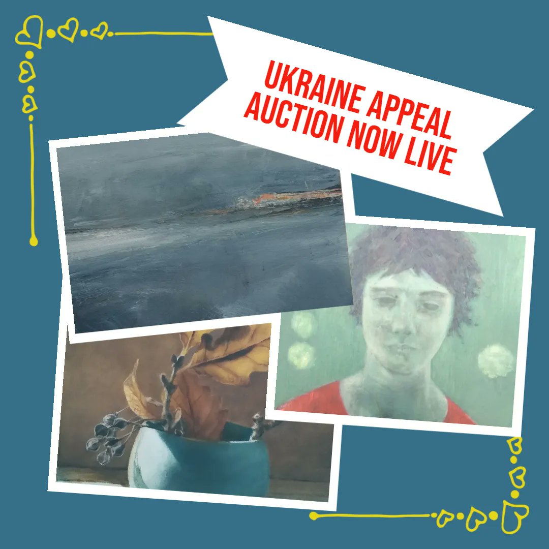CupolaGallery's tweet photo. Artis *Cupola Ukraine Fund Raiser Art Auction Week 2 - Auction live(ending 8pm Sunday)* https://t.co/6d2l6FMSl8
Paintings by Karen Sherwood, Tracey Keeping and Caz Scott. For @RESCUE_UK #doctorswithoutborders #DisastersEmergencyCommittee. https://t.co/y37bJZHP1a