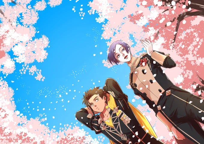 良い天気でぷらぷらお花見してきたお😊
#FE3H #claurenz 