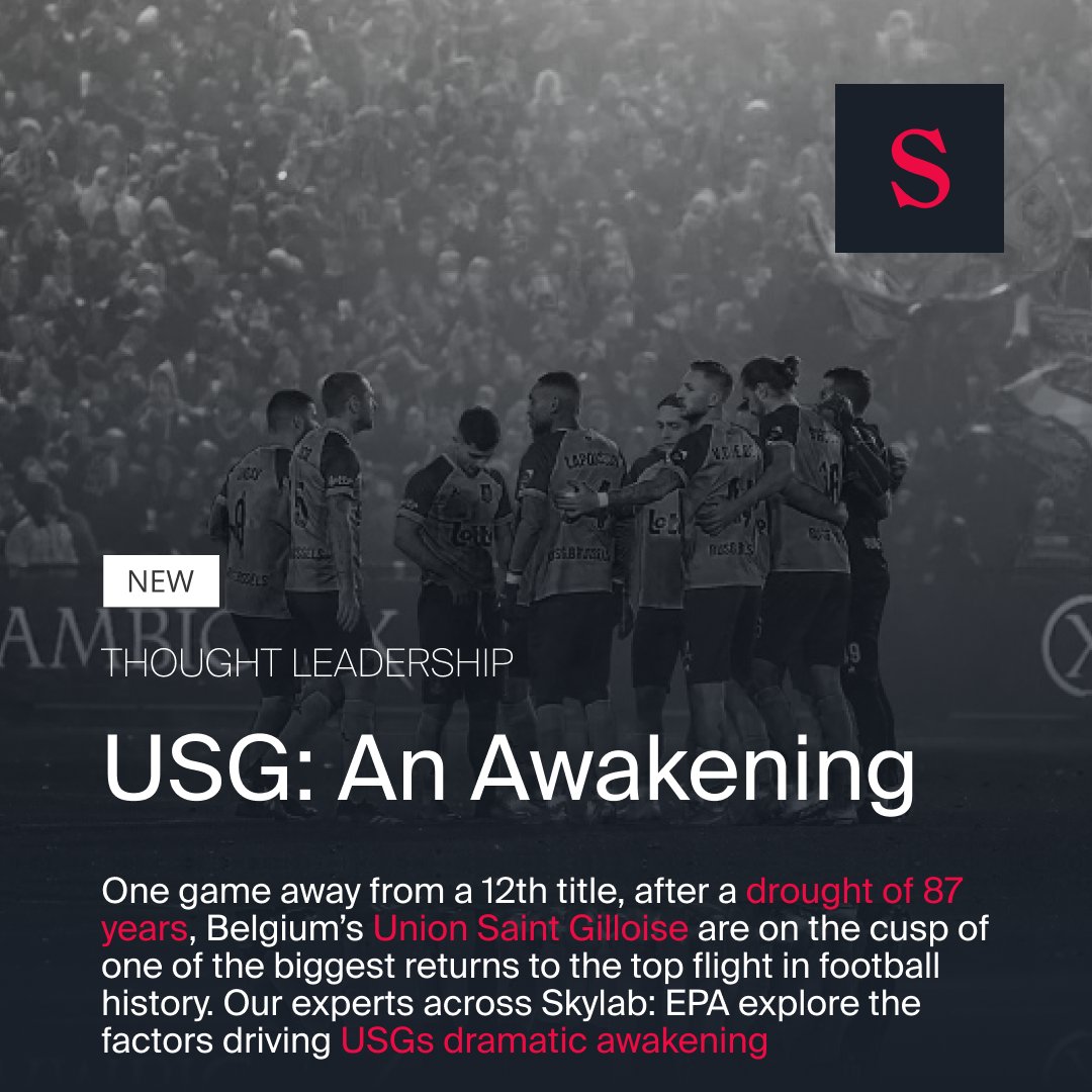 11 titles | 3rd most successful team in Belgian history | 87 years without a title | Now 90 minutes away from their 12th title

Skylab: EPA explore the factors which have driven Union Saint Gilloise dramatic return to the top flight

Read more here: bit.ly/SkylabUSGRise