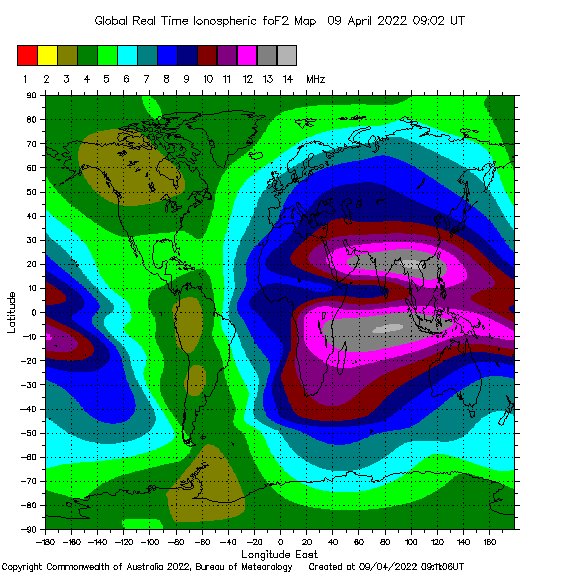 Global Optimum NVIS Frequency Map Based Upon Hourly Ionosphere Soundings via https://t.co/6WcAAthKdo #hamradio https://t.co/OQrT4kQkXu