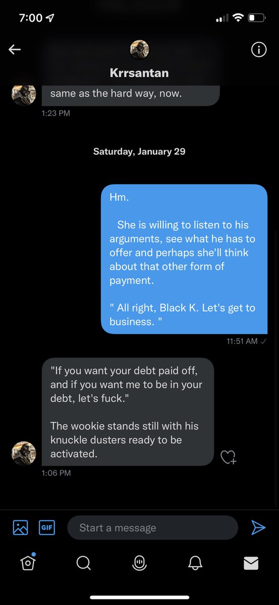 CHVRNAYAVDOVA's tweet photo. @MALEFIZHAUS @KISSOFDEVTH This is from her Doctor Aphra, who is a blatantly canonical lesbian. After being told that having her fuck dudes countless times was offensive, she doubled down and continued. 

Even a fucking Wookie LMFAOO https://t.co/TFiFS5i2Pu
