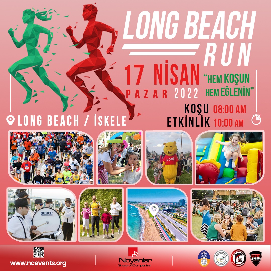💫17 Nisan’da Gerçekleşecek 'Long Beach Run' Koşu ve Eğlence etkinliğine tüm halkımız davetlidir.

Eğlenceli Oyun Alanları, Çocuk Etkinlikleri , DJ Performansı, Bando ve Çeşitli Showlar Sizleri Bekliyor

Etkinlik Başlama Saati : 10:00  
 
#longbeachrun  #longbeachiskele #noyanlar