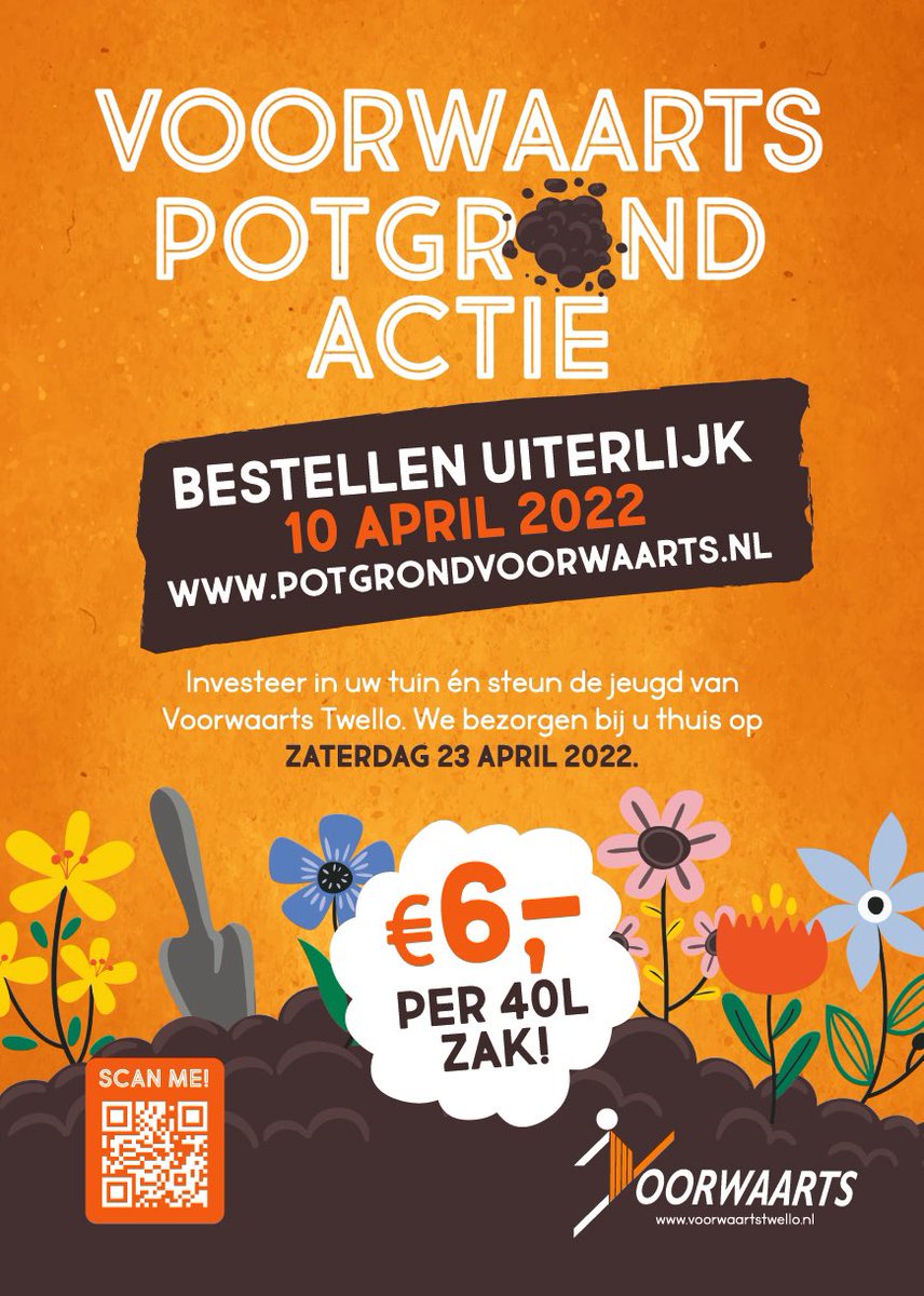 Het mooie weer zit er weer aan te komen! Lekker in de tuin aan het werk. Heb jij al potgrond besteld? Het kan dit weekend nog via potgrondvoorwaarts.nl