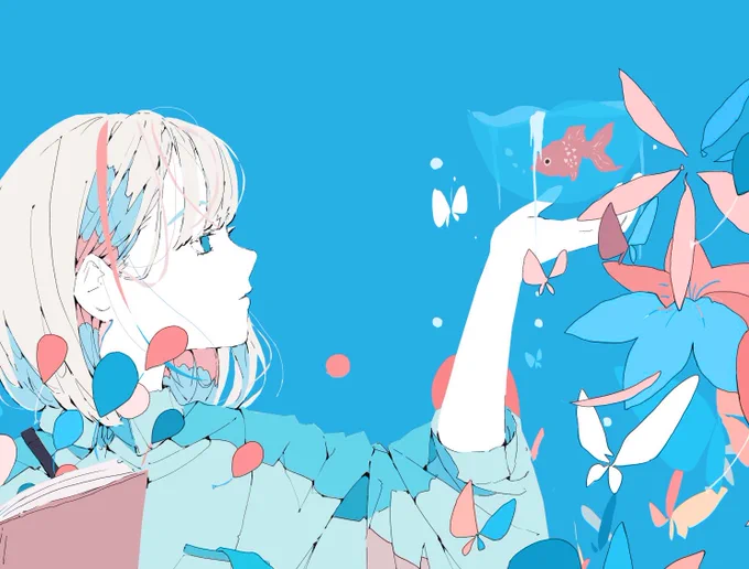 きみの真夏の幻想理論。
秋に胸焦がれる。
春色前線つかまえた。
冬の白ボブの魔法使い。

去年の七月から続いたシリーズついに完結しました
ありがとうございました✏️ 