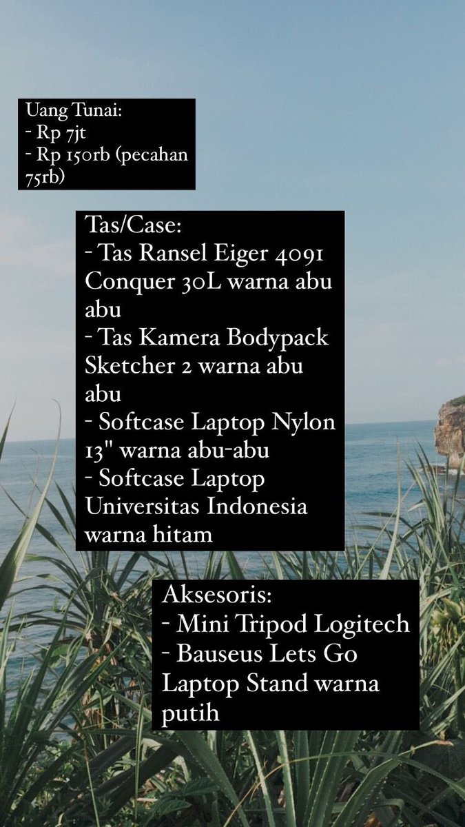 fflurryheart's tweet photo. [RTs are appreciated]😢

karna kalau dibikin thread semua akan terlalu panjang, jadi aku buat template ya. bagi siapapun yg melihat/ditawarkan beberapa barang di bawah ini, mohon lgsg hubungi cp yg tertera ya, makasih🥺🙏🏼 https://t.co/r3wEPtyqzI